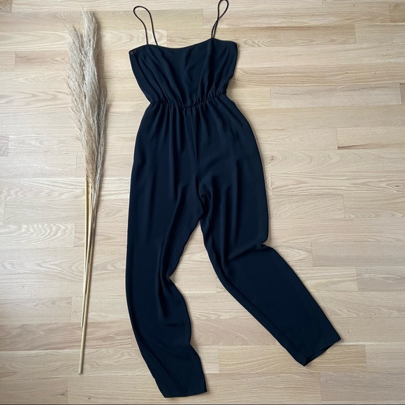 Vintage Made in Canada Black Jumpsuit - Picture 1 of 11